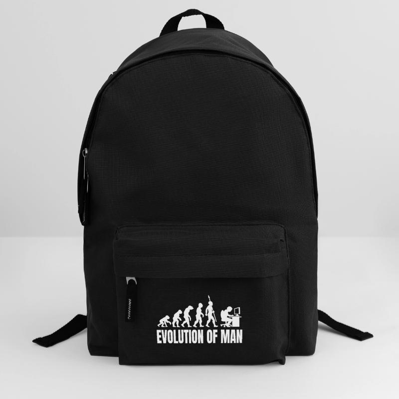 Programmierer Computerfreak Evolution Retro Rucksack
