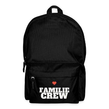 Familie Crew Family Zusammenhalt Team Liebe Gruppe - Rucksack - Schwarz - Vorne