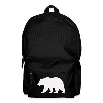 Bear Silhouette - Backpack - black - Front
