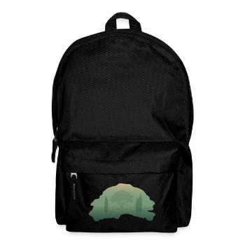 Der atmende Wald  - Rucksack - Schwarz - Vorne