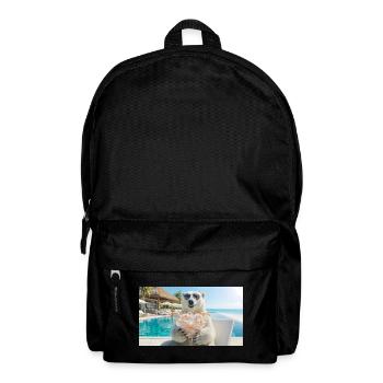 Eisbär beginnt das neue Jahr frostig - Rucksack - Schwarz - Vorne