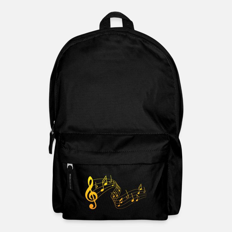 Musical notes - Backpack - black
