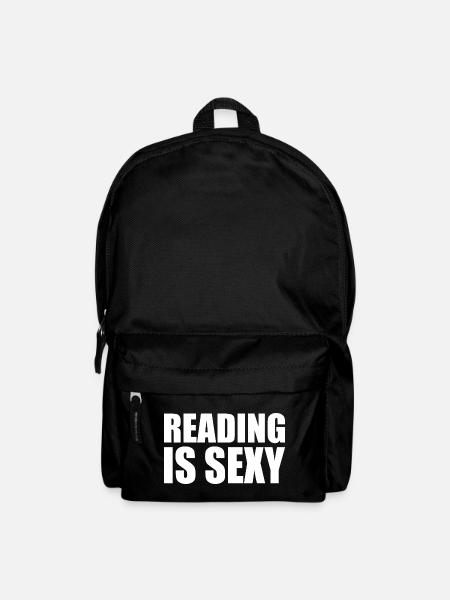 Reading is sexy - Rucksack - Schwarz