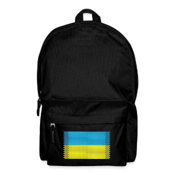 herz ukraine love kiew krim flagge valentin ukrain - Rucksack - Schwarz - Vorne