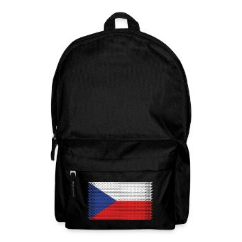 heart czech czech prague czech praha - Backpack - black - Front