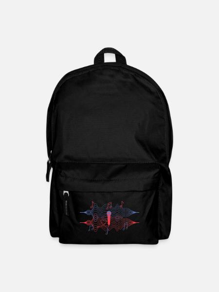 Ich liebe Musik - Rucksack - Schwarz