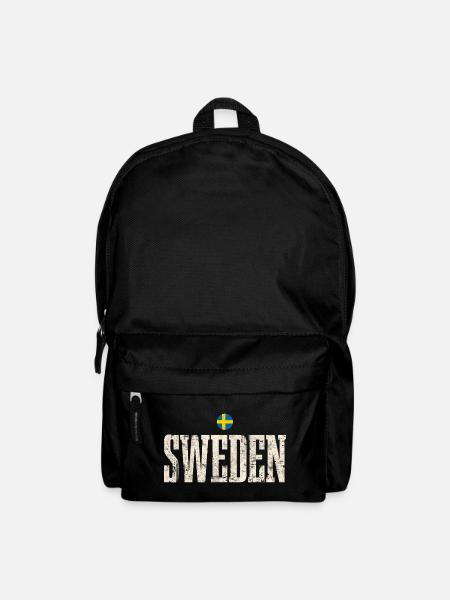Schweden - Rucksack - Schwarz