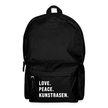 Field hockey Hockey-love-peace artificial turf - Backpack - black - Front