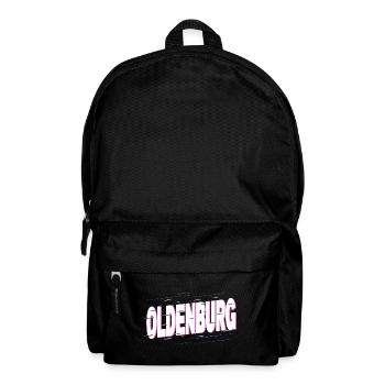 Oldenburg Deutschland Stadt Schrift Heimat Liebe - Rucksack - Schwarz - Vorne