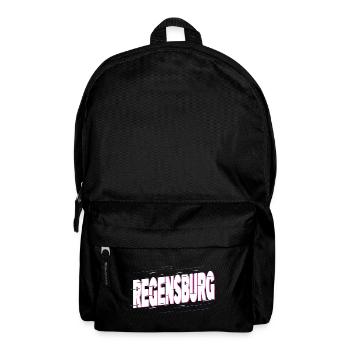 Regensburg Deutschland Stadt Schrift Heimat Liebe - Rucksack - Schwarz - Vorne