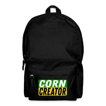Corn Creator Mais Bauer Landwirt Bäuerin - Rucksack - Schwarz - Vorne