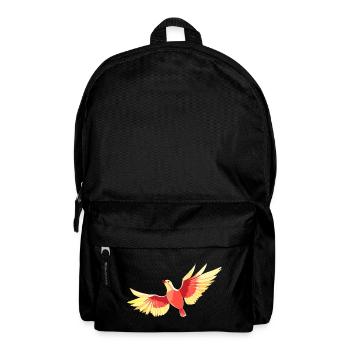 Bird hovering in the sky - Backpack - black - Front