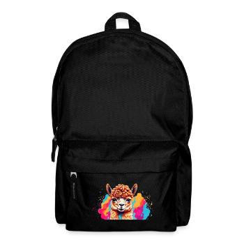 Llama Color Explosion - Backpack - black - Front