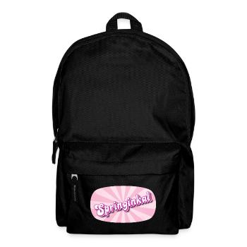 Springinkal - lively girl, pet name - Backpack - black - Front