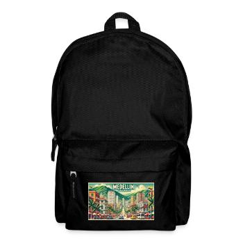 Medellin Kolumbien Vintage Design - Rucksack - Schwarz - Vorne