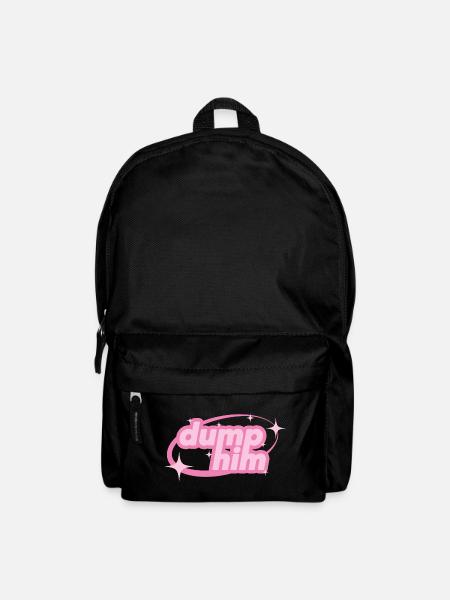 Dump Him – Girly Y2K Statement - Backpack - black