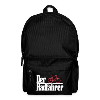 Der Radfahrer - Rucksack - Schwarz - Vorne