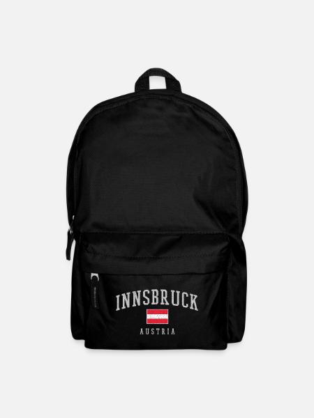 Innsbruck Austria Banner - Rucksack - Schwarz