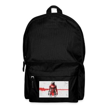 Samouraï Cyber Futuriste - Sac à dos - noir - Devant
