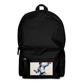 Kampfkunst und japanische Dynamik - Rucksack - Schwarz - Vorne