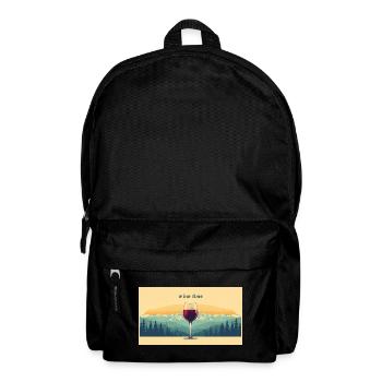L’heure du vin - Sac à dos - noir - Devant
