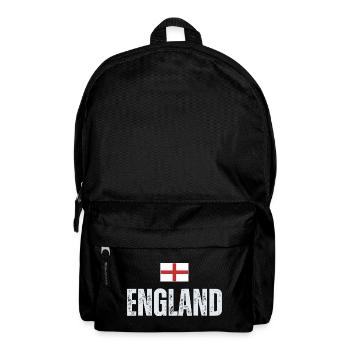 Flagge Englands, englischer Patriot - Rucksack - Schwarz - Vorne