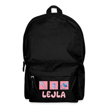 Lejla as a pacifier - Backpack - black - Front