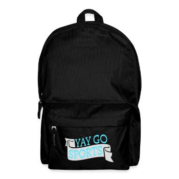 Yay Go Sports Sarcastic Funny Anti Sports Humor - Backpack - black - Front