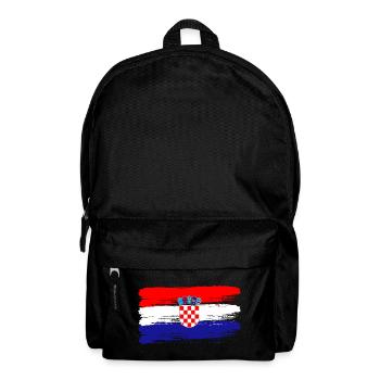 Héritage sportif des amateurs croates de football drapeau - Sac à dos - noir - Devant