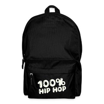 100,-_hip_hop- - Backpack - black - Front