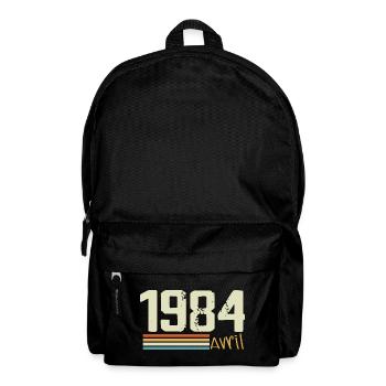 Born in April 1984 - Backpack - black - Front