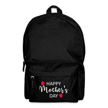 Bonne fête des mères Script Hearts - Sac à dos - noir - Devant