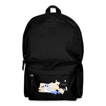 Wattvogel Nordsee Möwe - Rucksack - Schwarz - Vorne