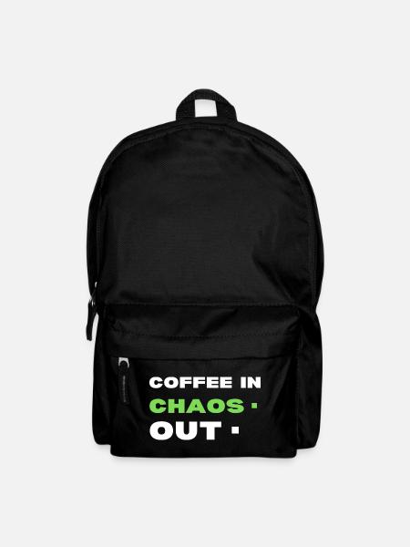 Kaffee im Chaos. Ende - Rucksack - Schwarz