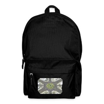 Motifs de jardins détournés - Sac à dos - noir - Devant