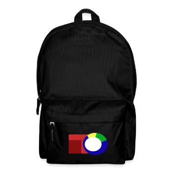 Abstrakte_Rundform_schubst_das_Eckige - Sac à dos - noir - Devant