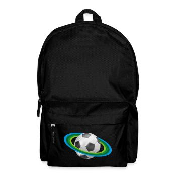 Football, Soccer, - Backpack - black - Front