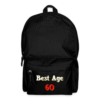 für frau, best age, 60, verschenken - Rucksack - Schwarz - Vorne