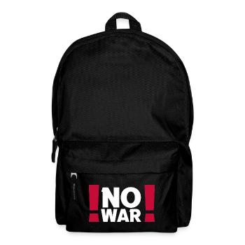No War Peace Frieden Weltfrieden Ukraine - Rucksack - Schwarz - Vorne