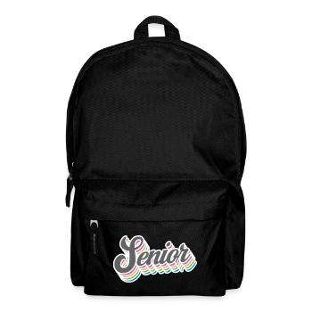 Senior - Student Class Retro Graduation Party Geschenk - Rucksack - Schwarz - Vorne