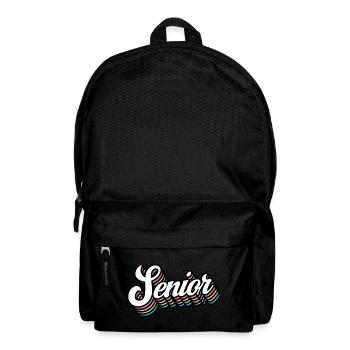 Senior - Student Class Retro Graduation Party Geschenk - Rucksack - Schwarz - Vorne