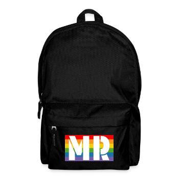 Chemise arc-en-ciel MR - Sac à dos - noir - Devant