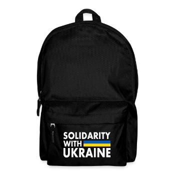 Solidarity with ukraine - Sac à dos - noir - Devant