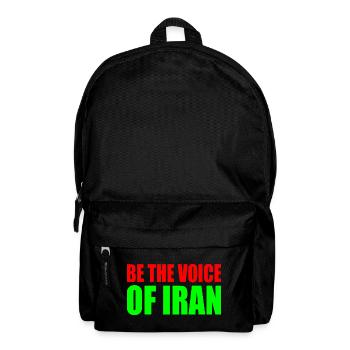 Be the voice of iran - Backpack - black - Front