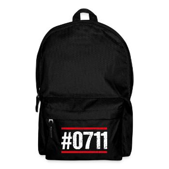 0711 Stuttgarter Vorwahl Schwabenland - Rucksack - Schwarz - Vorne