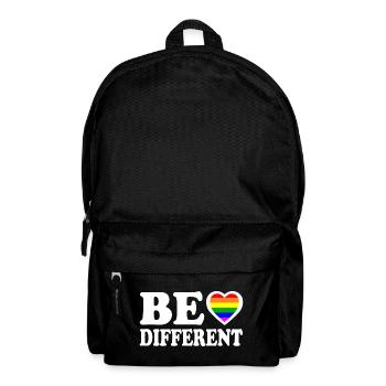 Be different - Rucksack - Schwarz - Vorne