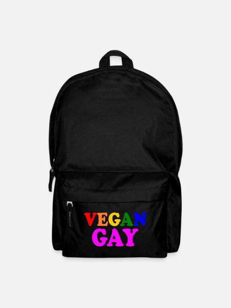 Vegan gay - Backpack - black
