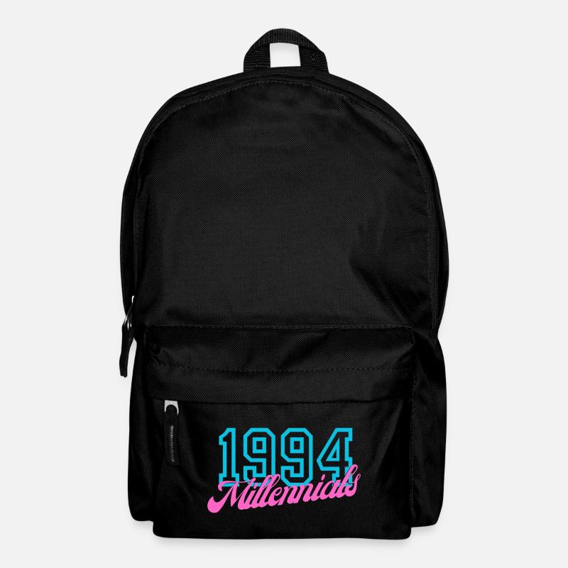 1994 Millennials Retro Date Design - Backpack - black