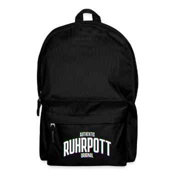 Région de la Ruhr Ruhrpott Effet Glitch original - Sac à dos - noir - Devant