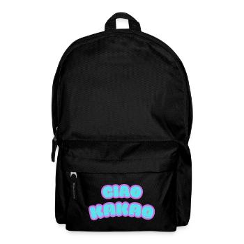 Cheeky graffiti design with pastel colors - Backpack - black - Front